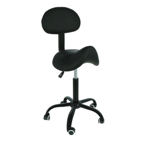 Zadelkruk met verstelbare rugleuning - ergonomisch en in hoogte verstelbaar