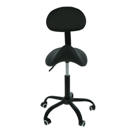 Zadelkruk met verstelbare rugleuning - ergonomisch en in hoogte verstelbaar