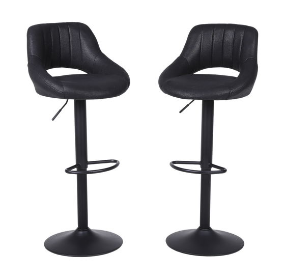 Barkruk industrial zwart