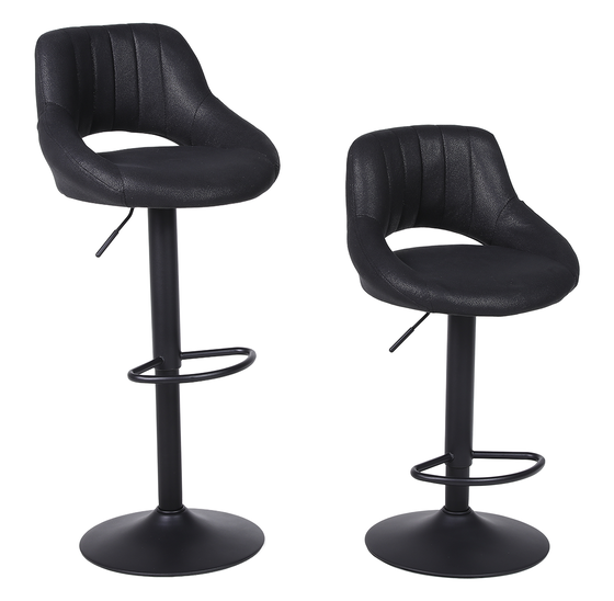 Barkruk industrial zwart