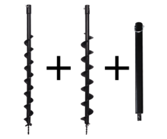 Kibani grondboren  60 mm + 80 mm + verlengstuk