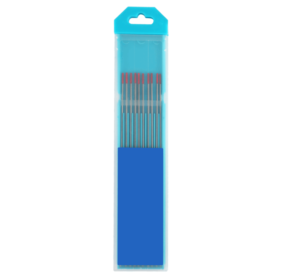 WT20 wolfraam laselektroden 1.6mm rood TIG DC - 10 stuks