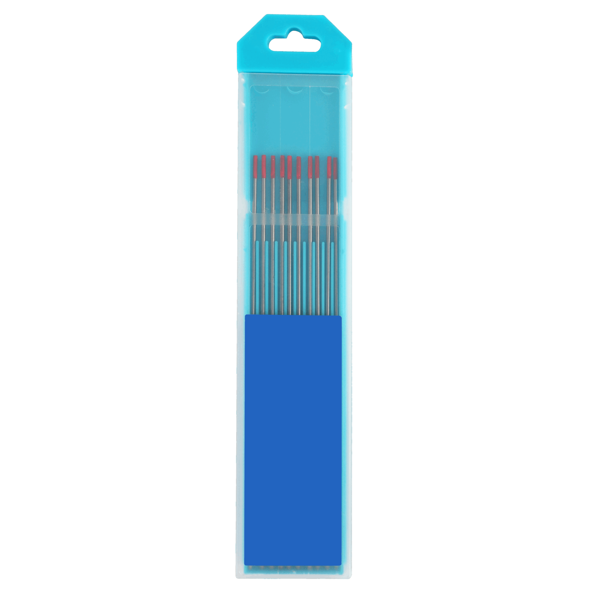 WT20 wolfraam laselektroden 1.6mm rood TIG DC - 10 stuks