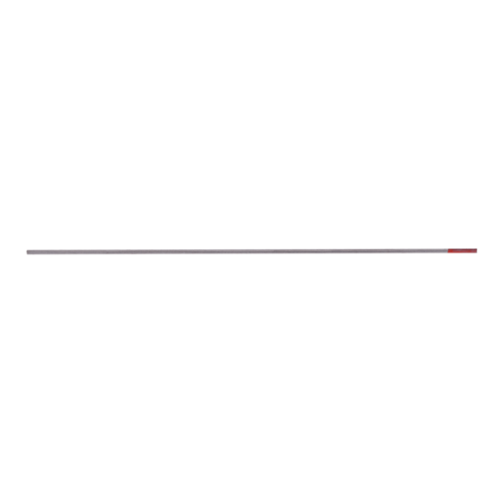 WT20 wolfraam laselektroden 1.6mm rood TIG DC - 10 stuks