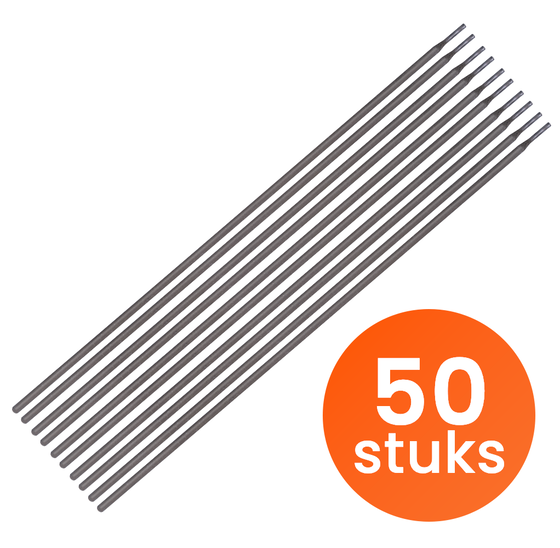 Laselektroden 2,5mm x 300mm voor MMA-lasapparaat (50 stuks)