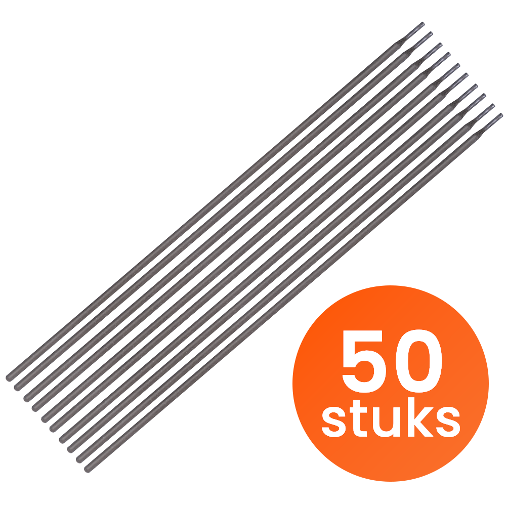 Laselektroden 2,5mm x 300mm voor MMA-lasapparaat (50 stuks)