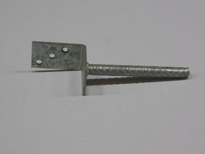 L-vorm paaldrager met betonijzer 300x60 (5mm)