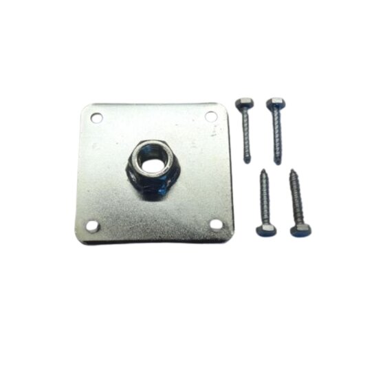 Set voor betonpoer 110X110mm M20 (aangelaste moer) [6mm]