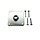 Betonpoer set 110x110mm met M20 draadeind en aangelaste moer 6mm