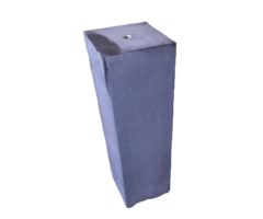 Betonpoer zonder facetrand 200x200mm (schroefhuls)
