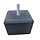 Betonpoer 15x15x10 cm met draadstang M12 en facetrand