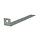 Betonanker 40x300mm 2mm dik voor palen en houten constructies