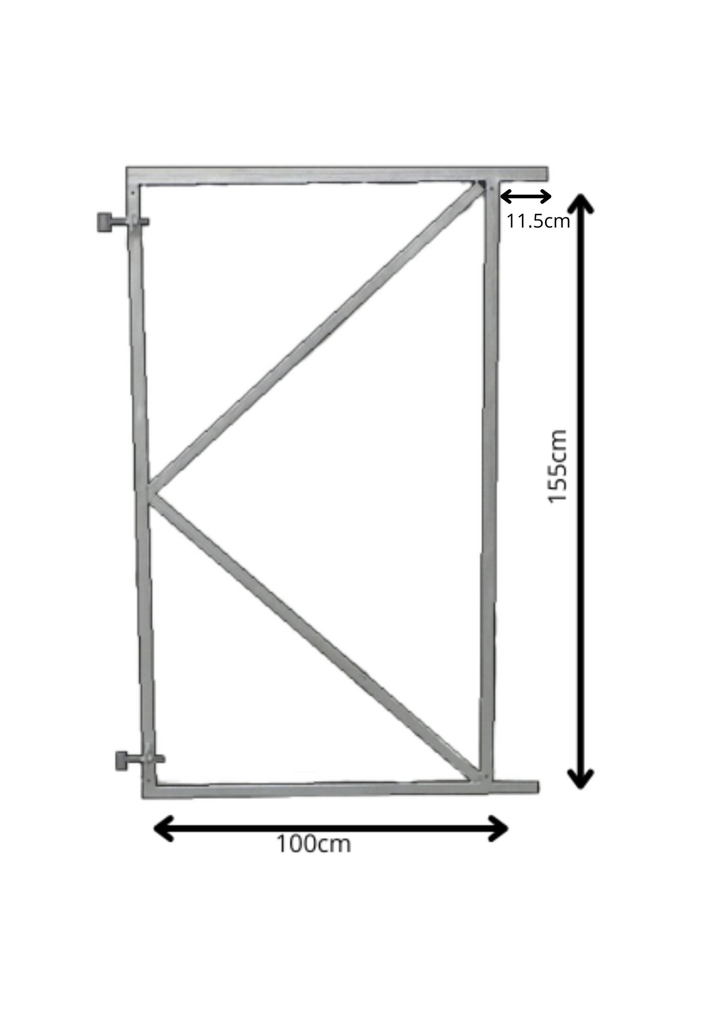Verstelbaar poortframe