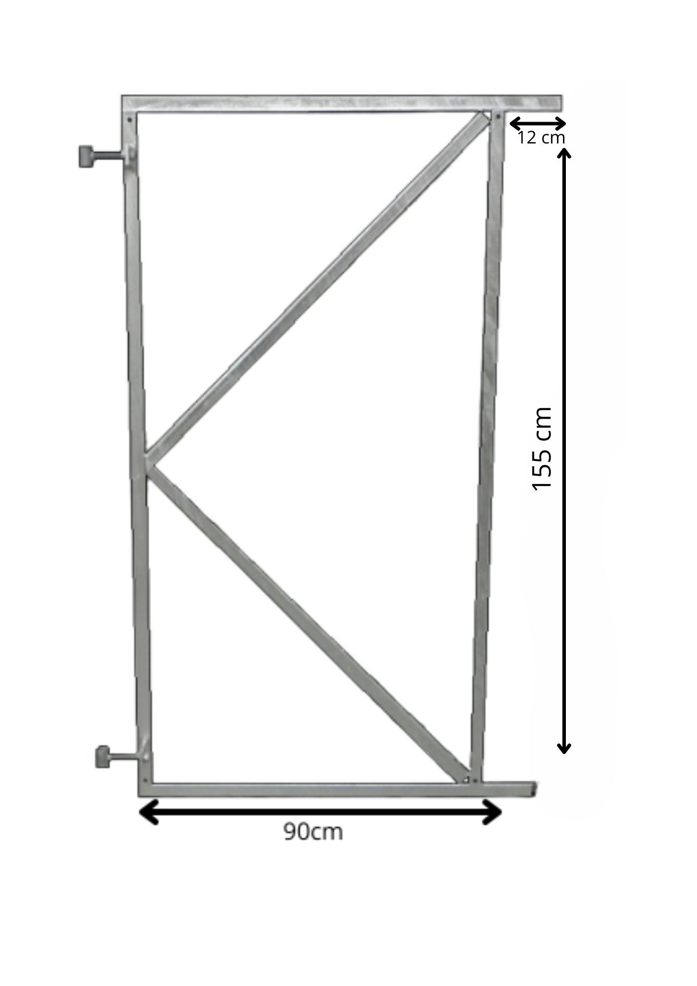 Verstelbaar poortframe
