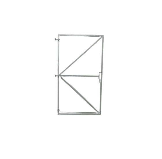 Poortframe verstelbaar met slotkast