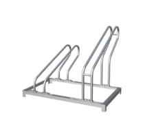 Fietsenrek 65x37x35/44cm (2-stands) - verstelbaar