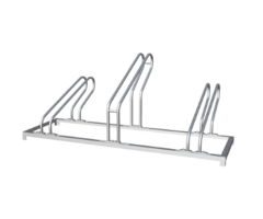 Fietsenrek 118x37x35/44cm (3-stands) - verstelbaar