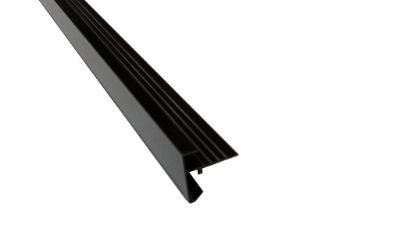 Hermic Aluminium buitenhoek 500x500mm zwart voor platte daken
