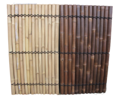 Halfrond Bamboescherm voor Tuin en Balkon