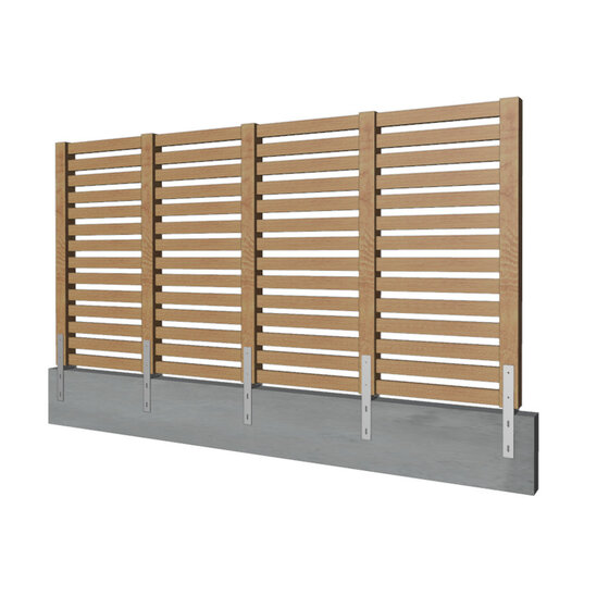 Verstelbaar muuranker 90-140 mm, 600 mm lang, voor keerwanden