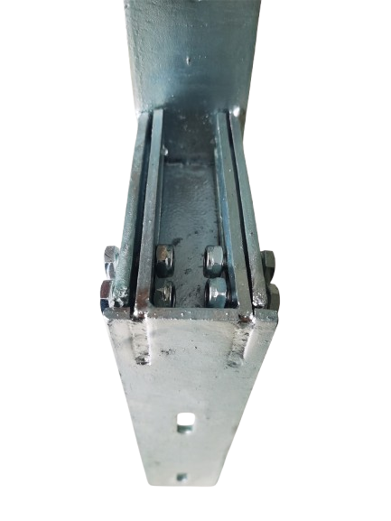 Verstelbaar muuranker 90-140 mm, 600 mm lang, voor keerwanden