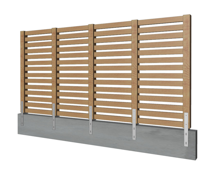 Muuranker verstelbaar 140-210 mm, 600x70 mm, staal 6 mm dik