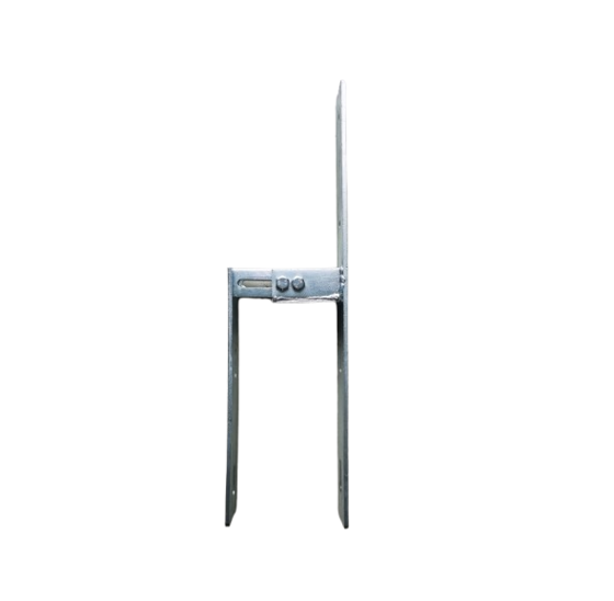 Muuranker verstelbaar 140-210 mm, 600x70 mm, staal 6 mm dik