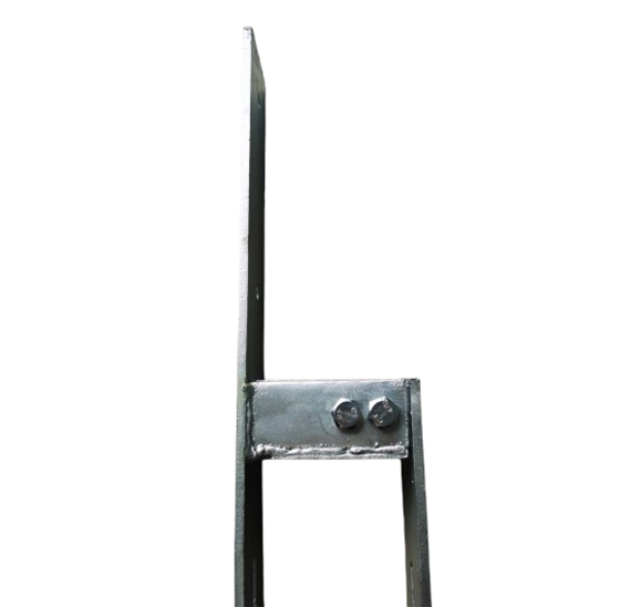 Muuranker verstelbaar 140-210 mm, 600x70 mm, staal 6 mm dik