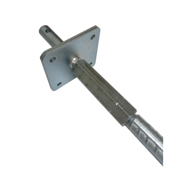 Plaatanker Wit verzinkt Instortanker verstelbaar 500mm