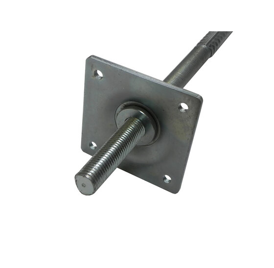 Verstelbaar Plaatanker Instortanker 500 mm – Met Geribbelde Pen