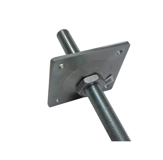 Verstelbaar Plaatanker Instortanker 500 mm – Met Geribbelde Pen