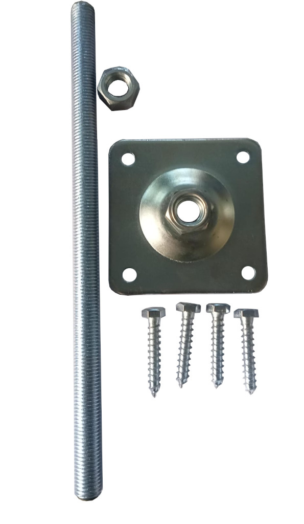 Verstelbaar Plaatanker Instortanker 500 mm – Met Geribbelde Pen