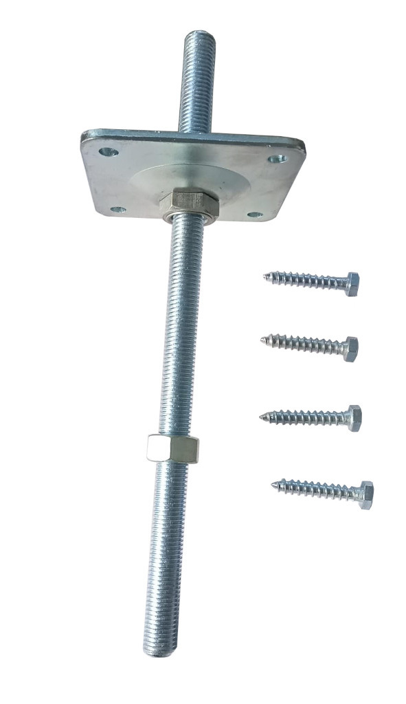 Verstelbaar Plaatanker Instortanker 500 mm – Met Geribbelde Pen