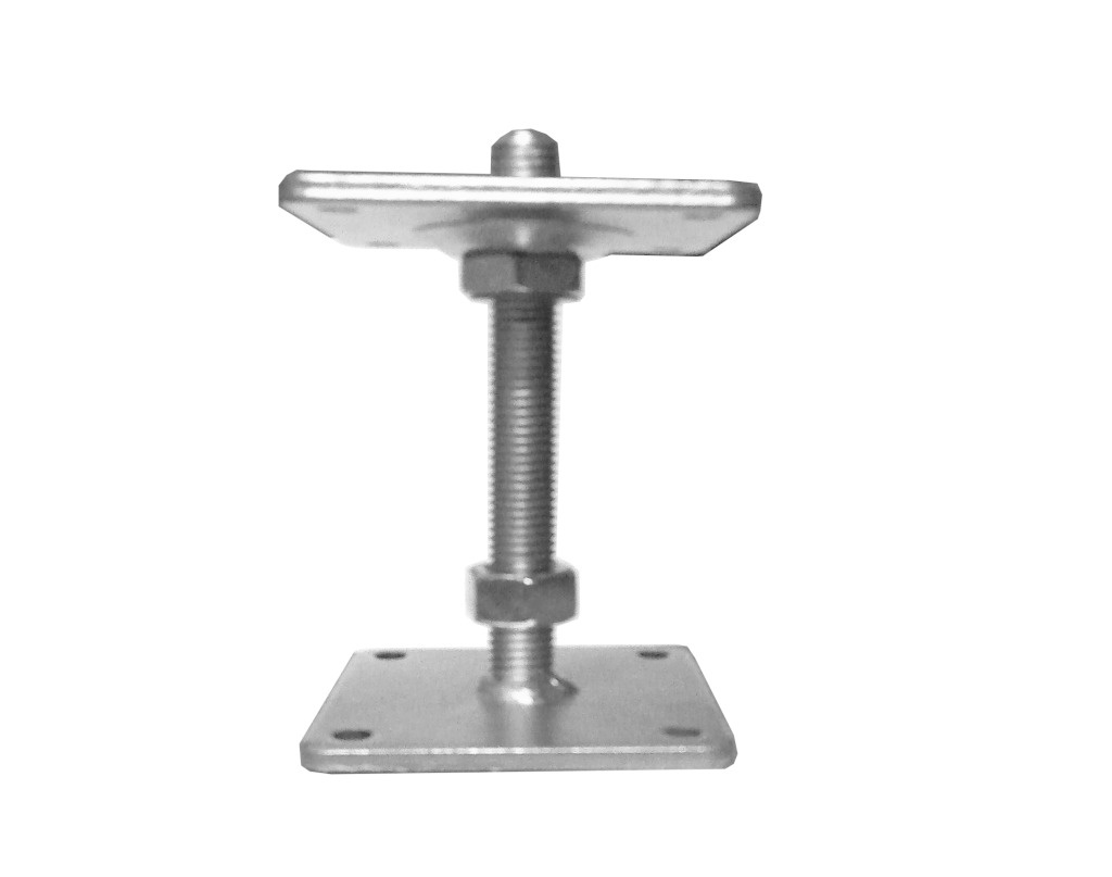 Plaatanker Hoogte Verstelbaar 110x110 mm – Totale hoogte 160 mm