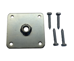 Set voor betonpoer 105x105mm M16 (aangelaste moer)