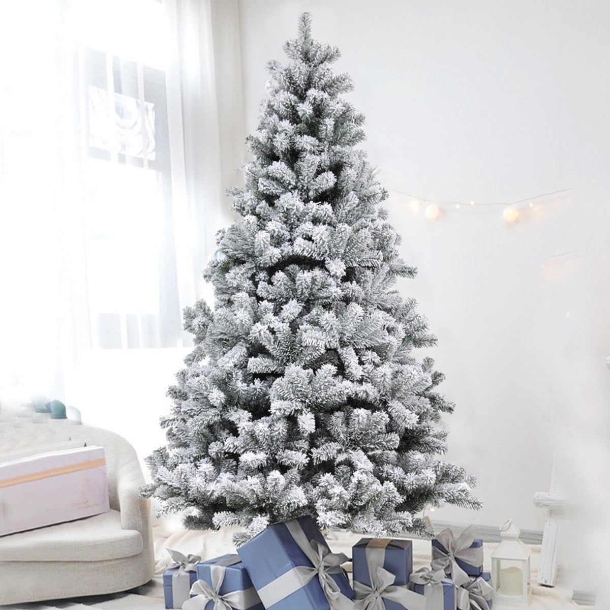 Kerstboom Snow 210 cm – Kunstkerstboom met Sneeuw