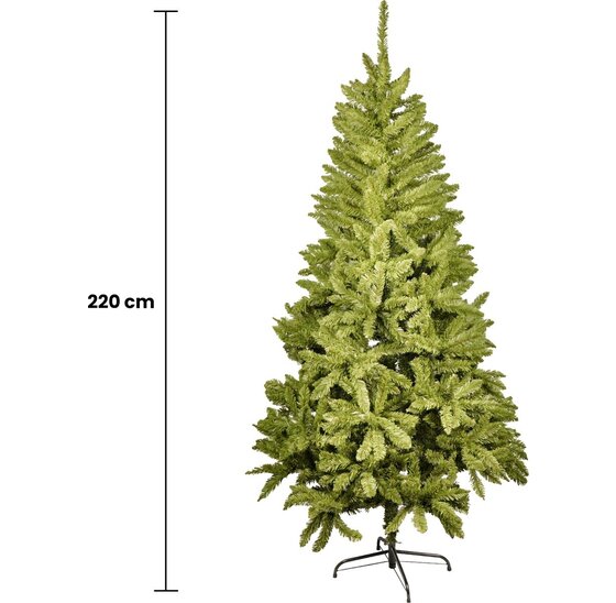 Kerstboom Green Glory 220 cm – Kunstkerstboom met Groen Design