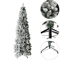 Kerstboom Icy Elegance 210 cm – Smalle Kunstkerstboom