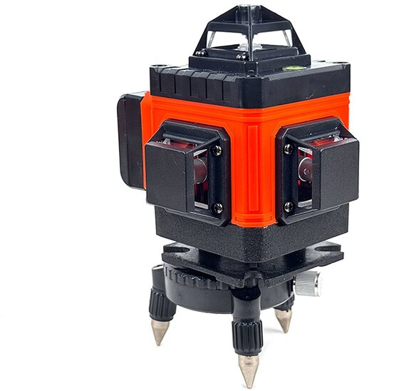 Professionele Kruislijnlaser met 16 Lijnen – Zelfnivellerend, 360° Projectie, Inclusief Accessoires en Draagkoffer