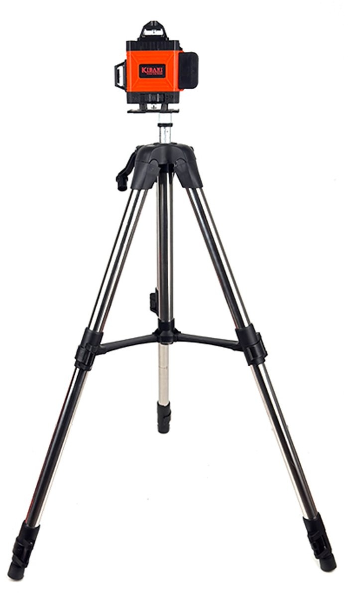 Kruislijnlaser 16 lijnen met Statief en Digitale Waterpas – Zelfnivellerend