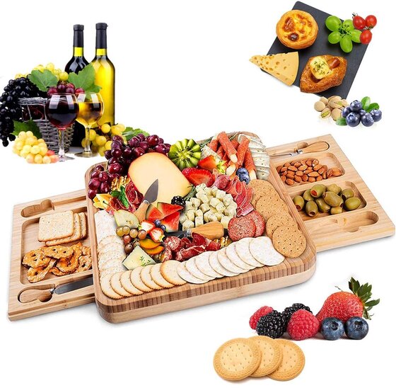 Borrelplank Rock & Board – Luxe Tapas- en Hapjesplank