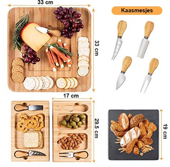 Borrelplank Rock & Board – Luxe Tapas- en Hapjesplank