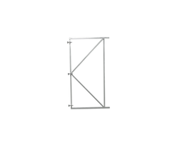 Poortframe 100x180cm vuurverzinkt staal 2mm verstelbaar