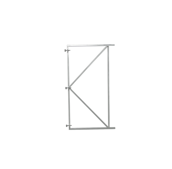 Poortframe 100x180cm vuurverzinkt staal 2mm verstelbaar