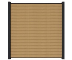 Composiet Schutting Red Cedar Triple 180 × 180 cm