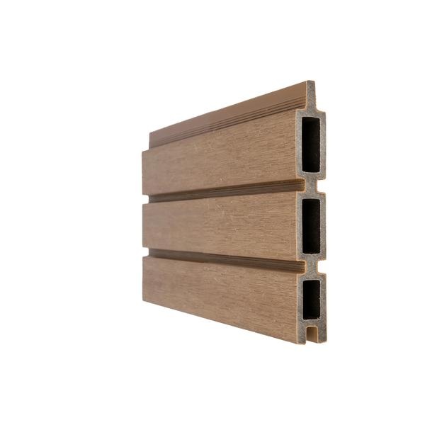 Composiet Schutting Teak Triple 180 × 180 cm