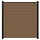 Composiet Schutting 180x180 cm – Teak – Duurzaam & Onderhoudsarm