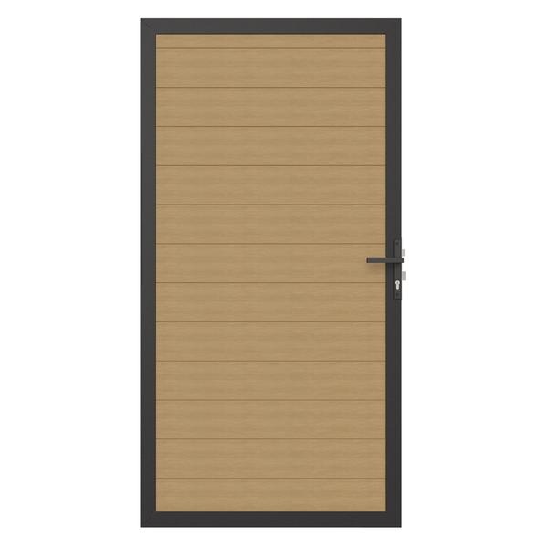 Composiet tuindeur Red Cedar 100x195 cm met UltraShield laag