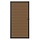 Composiet tuindeur 100x195 cm teakhout met aluminium frame