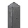 Betonpaal 10x10 cm antraciet met diamantkop voor hout-beton schutting